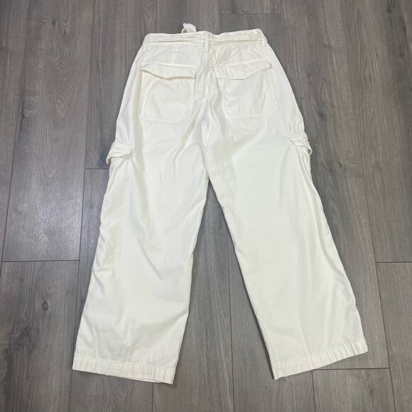Madewell Griff Superwide Leg Cargo Utility Tie Detail Pants US Women's 23 New - Picture 4 of 8